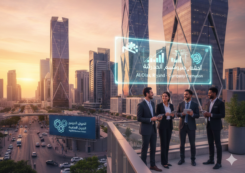 تأسيس الشركات في حي العليا بالرياض