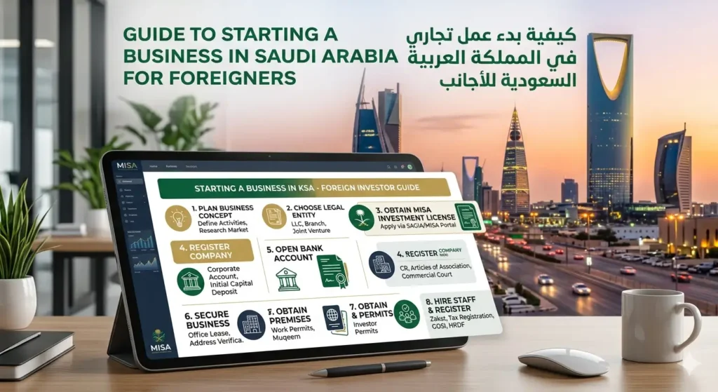 How to start business in Saudi Arabia for foreigners