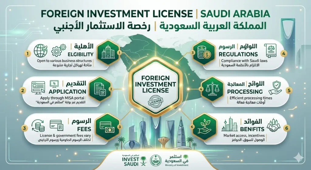 Foreign Investment License Saudi Arabia