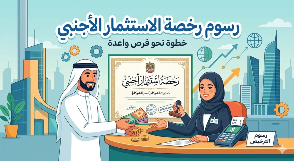 رسوم رخصة الاستثمار الأجنبي