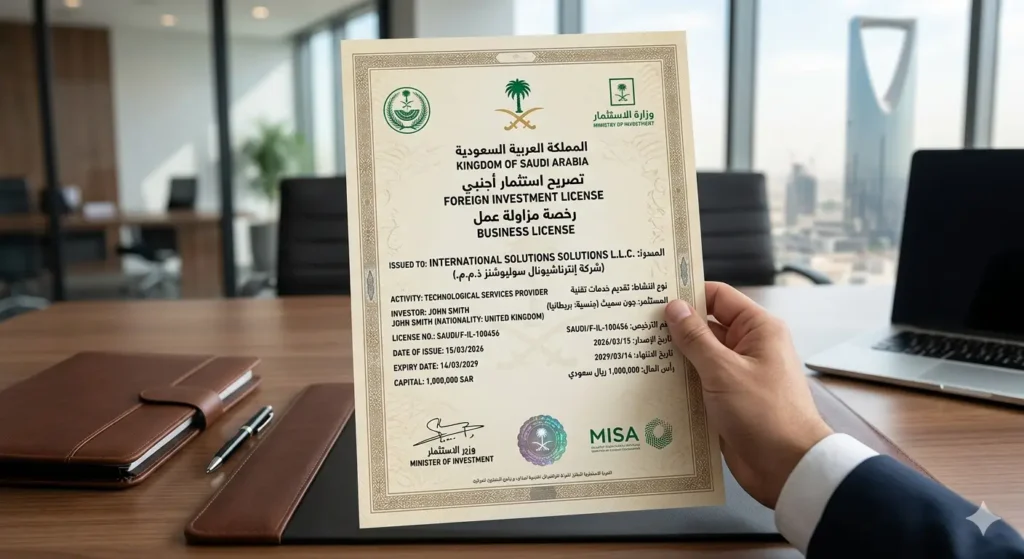 Saudi Arabia business license for foreigners