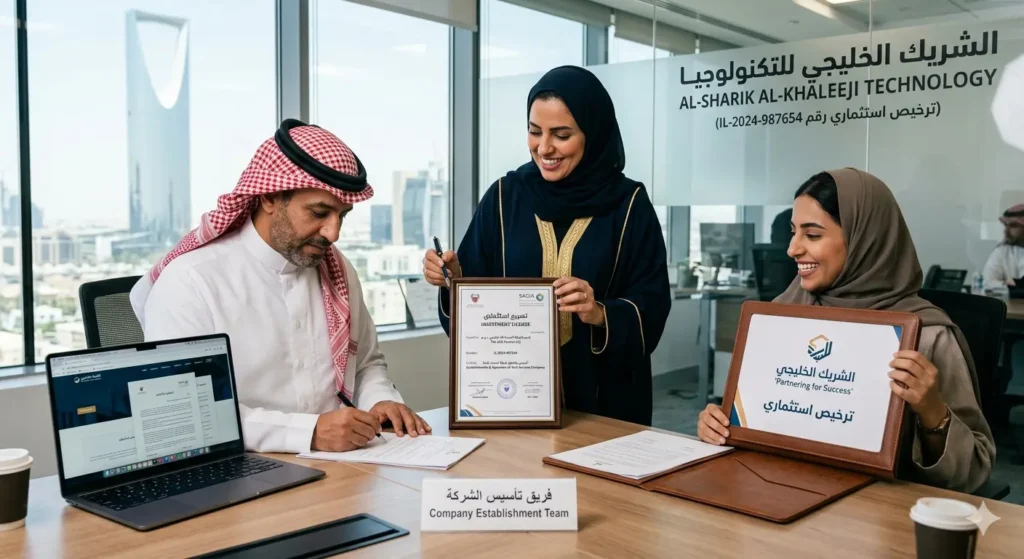 تأسيس شركة بموجب ترخيص استثماري