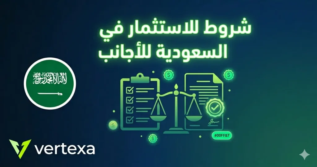 شروط الاستثمار في السعودية للاجانب